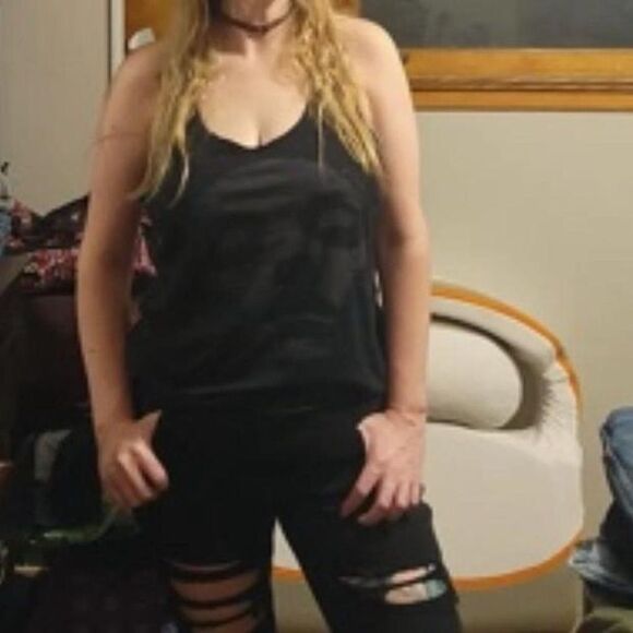 Converge Band Black Jane Doe Womens Racerback Tank Size XL VGUC - Picture 2 of 4